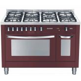 Lofra Professional 120cm 7 Burner Gas Hob Double Oven All Gas Range Cooker