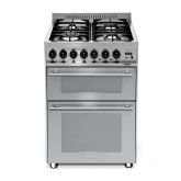 Lofra Professional 60cm 4 Burner Gas Hob Double Oven Dual Fuel Mini Range Cooker