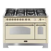 Lofra Dolcevita 120cm 7 Burner Gas Hob Double Oven Dual Fuel Range Cooker