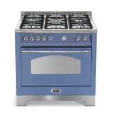 Lofra Dolcevita 90cm 5 Burner Gas Hob Single Oven Dual Fuel Range Cooker