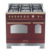 Lofra Dolcevita 90cm 5 Burner Gas Hob Double Oven Dual Fuel Range Cooker