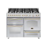 Lofra Dolcevita 120cm 7 Burner Gas Hob Triple Oven Dual Fuel Range Cooker