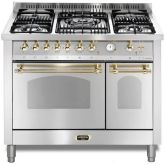 Lofra Dolcevita 100cm 5 Burner Gas Hob Double Oven Dual Fuel Range Cooker