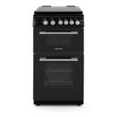 Montpellier MDOG50LK/GR 50cm 4 Burner Gas Hob Double Oven Gas Cooker with Lid