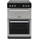 Montpellier 60cm 4 Zone Ceramic Hob Double Oven Electric Mini Range Cooker
