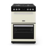 Montpellier 60cm 4 Burner Gas Hob Double Oven Dual Fuel Mini Range Cooker