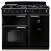 Rangemaster Classic Deluxe 100cm Gas Hob Double Oven Dual Fuel Range Cooker