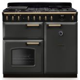 Rangemaster Classic Deluxe 100cm Gas Hob Double Oven Dual Fuel Range Cooker