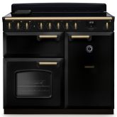 Rangemaster Classic Deluxe 100cm Induction Hob Double Oven Electric Range Cooker