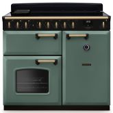 Rangemaster Classic Deluxe 100cm Induction Hob Double Oven Electric Range Cooker