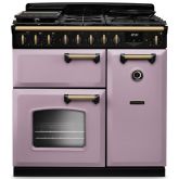 Rangemaster Classic Deluxe 90cm Gas Hob Double Oven Dual Fuel Range Cooker