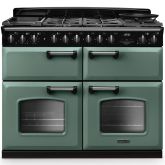 Rangemaster Classic Deluxe 110cm Gas Hob Triple Oven Dual Fuel Range Cooker