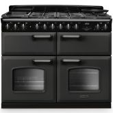Rangemaster Classic Deluxe 110cm Gas Hob Triple Oven Dual Fuel Range Cooker