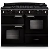 Rangemaster Classic Deluxe 110cm Gas Hob Double Oven Dual Fuel Range Cooker