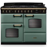 Rangemaster Classic Deluxe 110cm Gas Hob Double Oven Dual Fuel Range Cooker