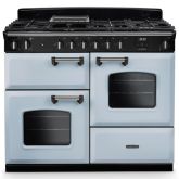 Rangemaster Classic 110cm 6 Burner Gas Hob Double Oven Dual Fuel Range Cooker