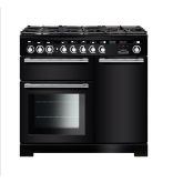 Rangemaster Encore Deluxe 100cm 5 Burner Hob Double Oven Dual Fuel Range Cooker