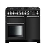 Rangemaster Encore Deluxe 100cm 5 Burner Hob Double Oven Dual Fuel Range Cooker