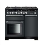 Rangemaster Encore Deluxe 100cm 5 Burner Hob Double Oven Dual Fuel Range Cooker