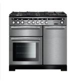 Rangemaster Encore Deluxe 100cm 5 Burner Hob Double Oven Dual Fuel Range Cooker