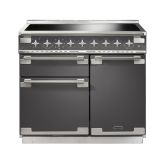 Rangemaster Elise 100cm 5 Zone Induction Hob Double Oven Electric Range Cooker