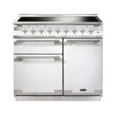 Rangemaster Elise 100cm 5 Zone Induction Hob Double Oven Electric Range Cooker