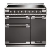 Rangemaster Elise 90cm 5 Zone Induction Hob Double Oven Electric Range Cooker