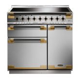 Rangemaster Elise Luxe 90cm 5 Zone Induction Double Oven Electric Range Cooker