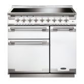 Rangemaster Elise 90cm 5 Zone Induction Hob Double Oven Electric Range Cooker
