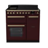 Rangemaster Estel Deluxe 90cm 5 Zone Induction Double Oven Electric Range Cooker