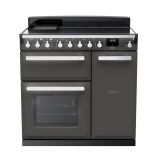 Rangemaster Estel Deluxe 90cm 5 Zone Induction Double Oven Electric Range Cooker