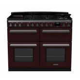 Rangemaster Estel Deluxe 110cm 7 Ring Gas Hob Triple Oven Dual Fuel Range Cooker