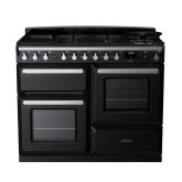 Rangemaster Estel Deluxe 110cm 7 Ring Gas Hob Double Oven Dual Fuel Range Cooker