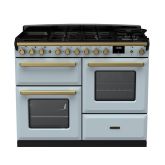 Rangemaster Estel Deluxe 110cm 7 Ring Gas Hob Double Oven Dual Fuel Range Cooker