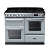 Rangemaster Estel Deluxe 110cm 7 Ring Gas Hob Double Oven Dual Fuel Range Cooker