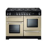 Rangemaster Kitchener 110cm 6 Burner Gas Hob Double Oven Dual Fuel Range Cooker