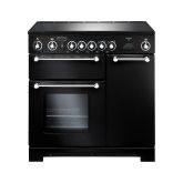 Rangemaster Kitchener 90cm 5 Zone Ceramic Hob Double Oven Electric Range Cooker