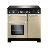 Rangemaster Kitchener 90cm 5 Zone Ceramic Hob Double Oven Electric Range Cooker