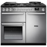 Rangemaster Nexus 100cm 5 Burner Gas Hob Double Oven Dual Fuel Range Cooker