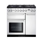 Rangemaster Nexus 90cm 5 Burner Gas Hob Double Oven Dual Fuel Range Cooker