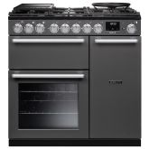 Rangemaster Nexus 90cm 5 Burner Gas Hob Double Oven Dual Fuel Range Cooker