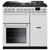 Rangemaster Nexus 90cm 5 Burner Gas Hob Double Oven Dual Fuel Range Cooker