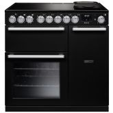 Rangemaster Nexus 90cm 5 Zone Induction Hob Double Oven Electric Range Cooker