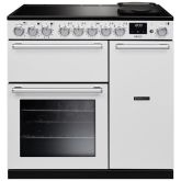 Rangemaster Nexus 90cm 5 Zone Induction Hob Double Oven Electric Range Cooker