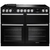 Rangemaster Nexus 110cm 5 Zone Induction Hob Double Oven Dual Fuel Range Cooker