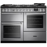 Rangemaster Nexus 110cm 7 Burner Gas Hob Double Oven Dual Fuel Range Cooker
