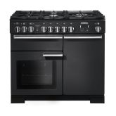 Rangemaster Professional Deluxe 100cm Gas Hob Double Oven Dual Fuel Range Cooker