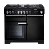 Rangemaster Professional Deluxe 100cm Gas Hob Double Oven Dual Fuel Range Cooker