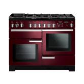 Rangemaster Professional Deluxe 110cm 7 Burner Hob 2 Oven Dual Fuel Range Cooker