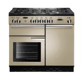Rangemaster Professional+ 100cm 5 Burner Hob Double Oven Dual Fuel Range Cooker